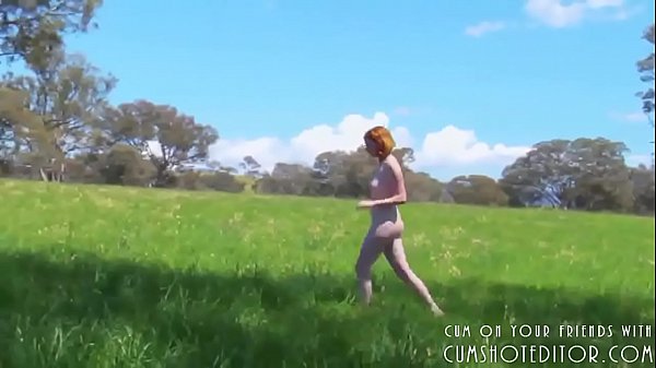Wife Showing Her Naked Body In The Fields