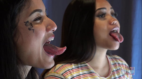 Covid Couple - Incredible Tongue Fetish