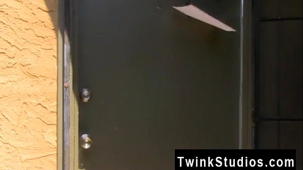 Gay cock Young Kyler Moss is walking through the neighborhood when he