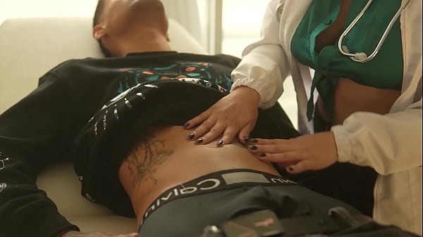 Latina MILF BBW doctor fucks her young big cock patient who accidentally cums in her pussy and gets her pregnant! Danyel Mast