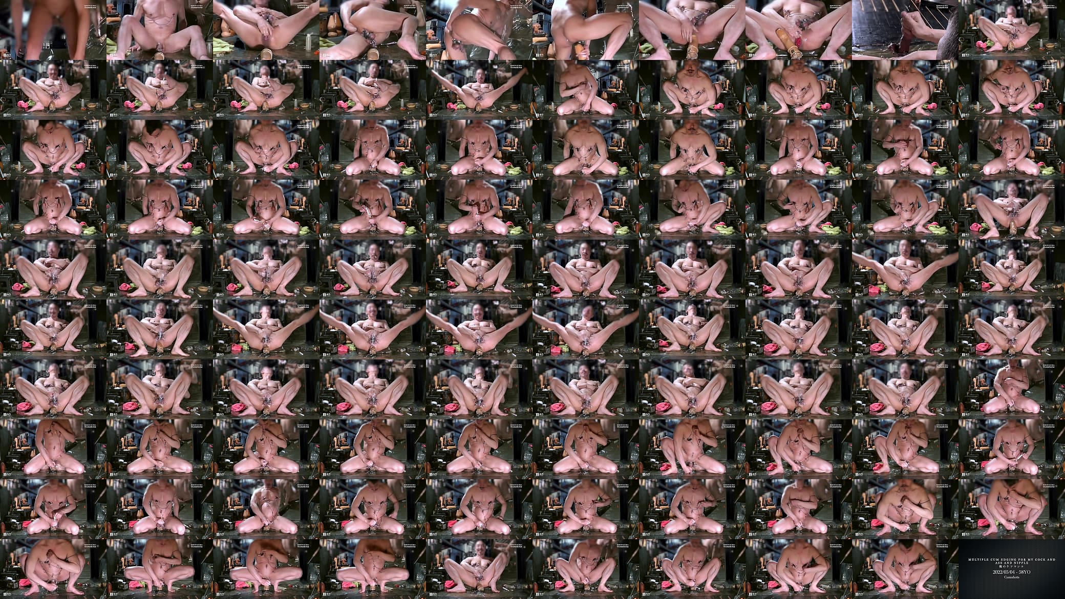 MULTIPLE CUM EDGING FOR MY COCK AND ASS AND NIPPLE 220504 - 58YO CUMSHOTS BY GO KATSUMOTO 预览图