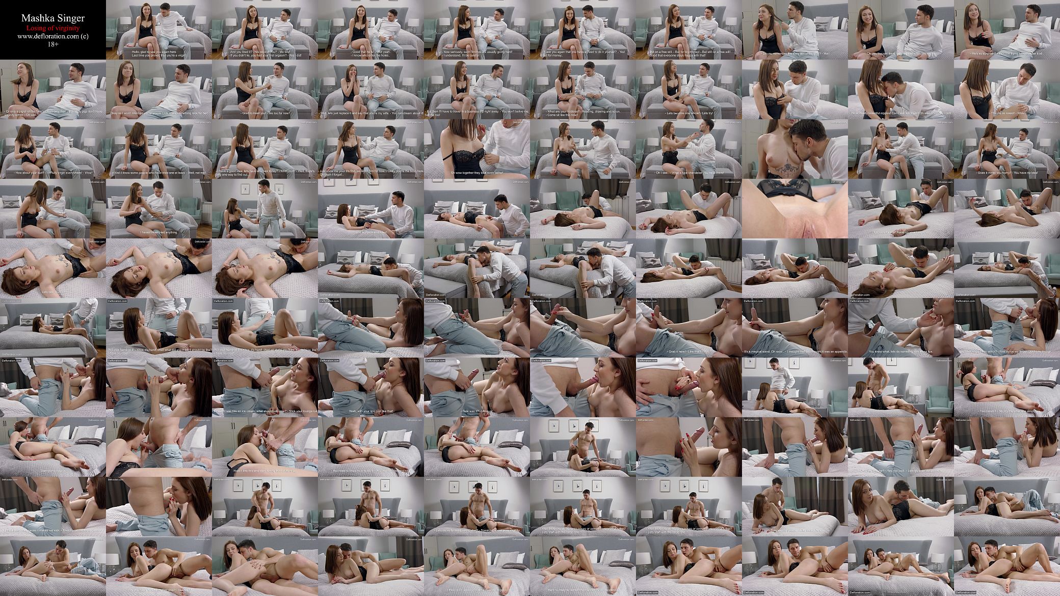 Mashka Singer lost her virginity before the camera. Funny and very cool video! 预览图