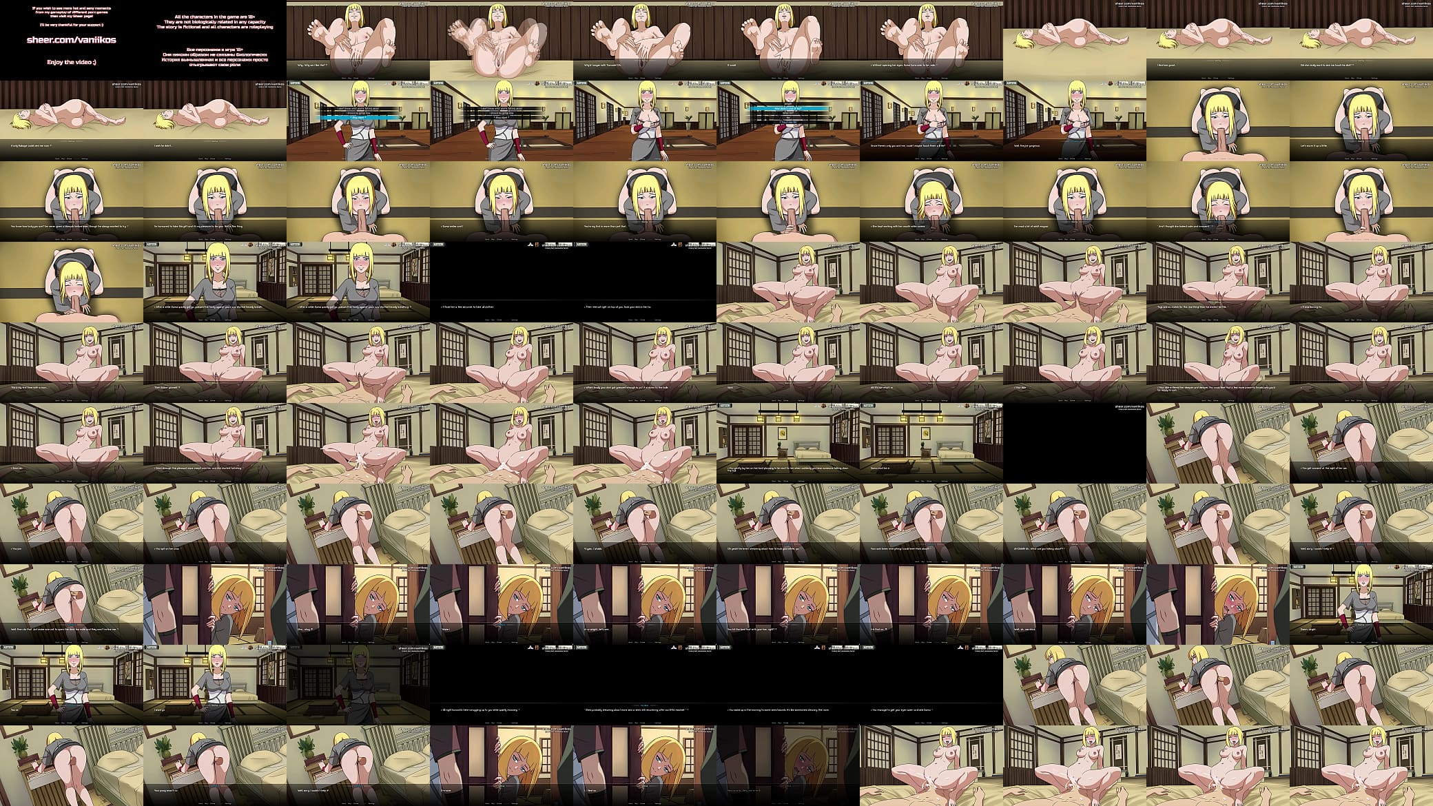 Naruto: Kunoichi Trainer | 18yo Virgin Blonde Young Babe Samui With Big Tits Gives Blowjob, Rides Her First Cock And Has Her First Anal Sex. She Gets Creampied | Naruto Anime Hentai Porn Game 预览图