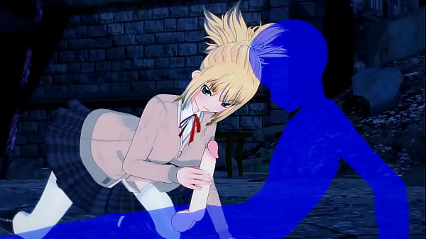 DR Stone Hentai - Kohaku boobjob and handjob - Japanese Asian Manga Anime Game Porn