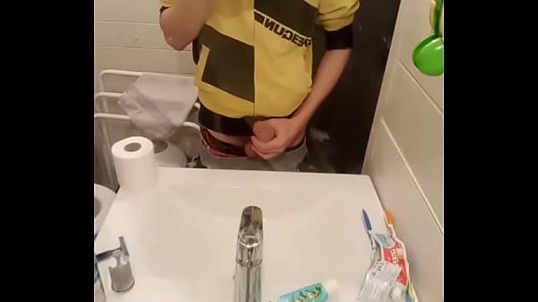 My man jerks off and cums