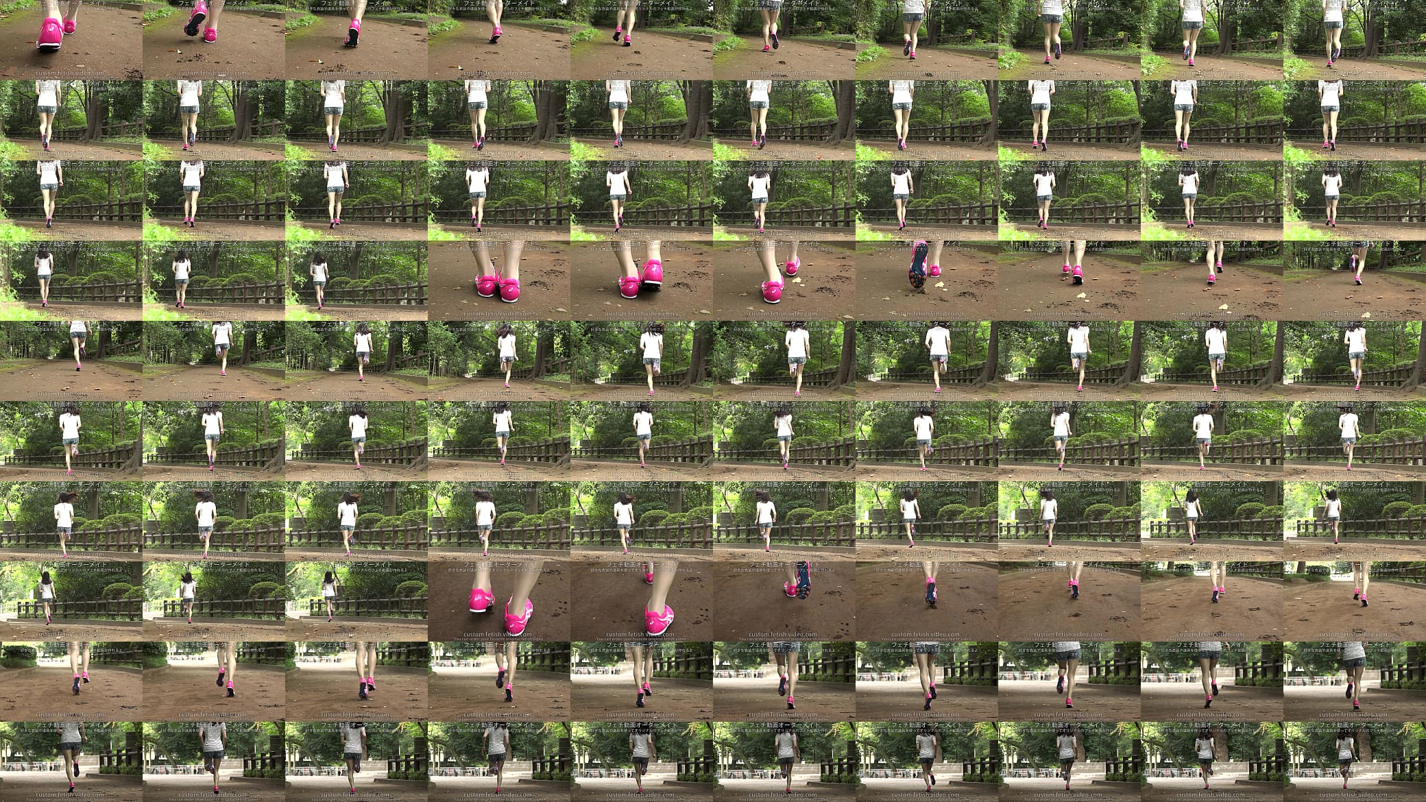 Run with track spikes shoes and make holes in the ground. 预览图