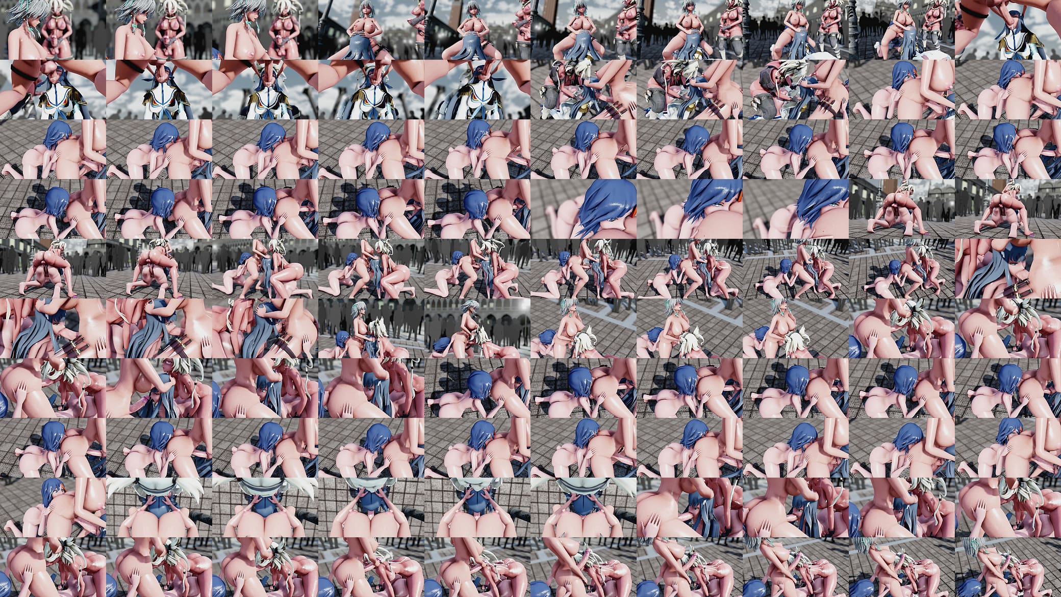 FUTANARI MMD PUBLIC FOURSOME 预览图