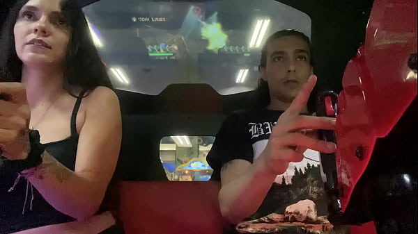 I CUM ON MY HOT NEIGHBOR AFTER A VIDEO GAME BET - SPANISH PORN
