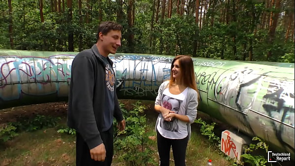 DEUTSCHLAND REPORT - German babe gets banged in outdoor forest sex