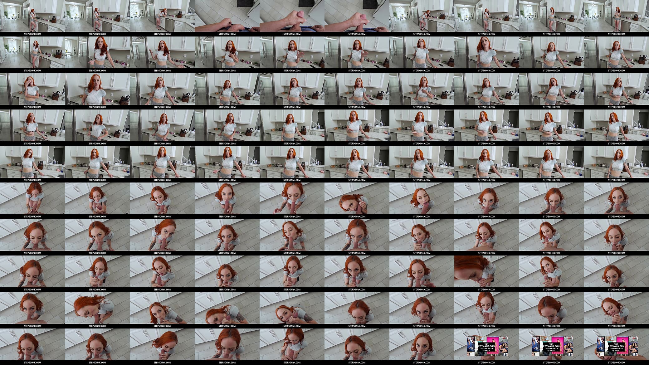 StepSon4K  -  Inked redhead MILF stepmother Nova Sky tasting her stepsons big dick 预览图