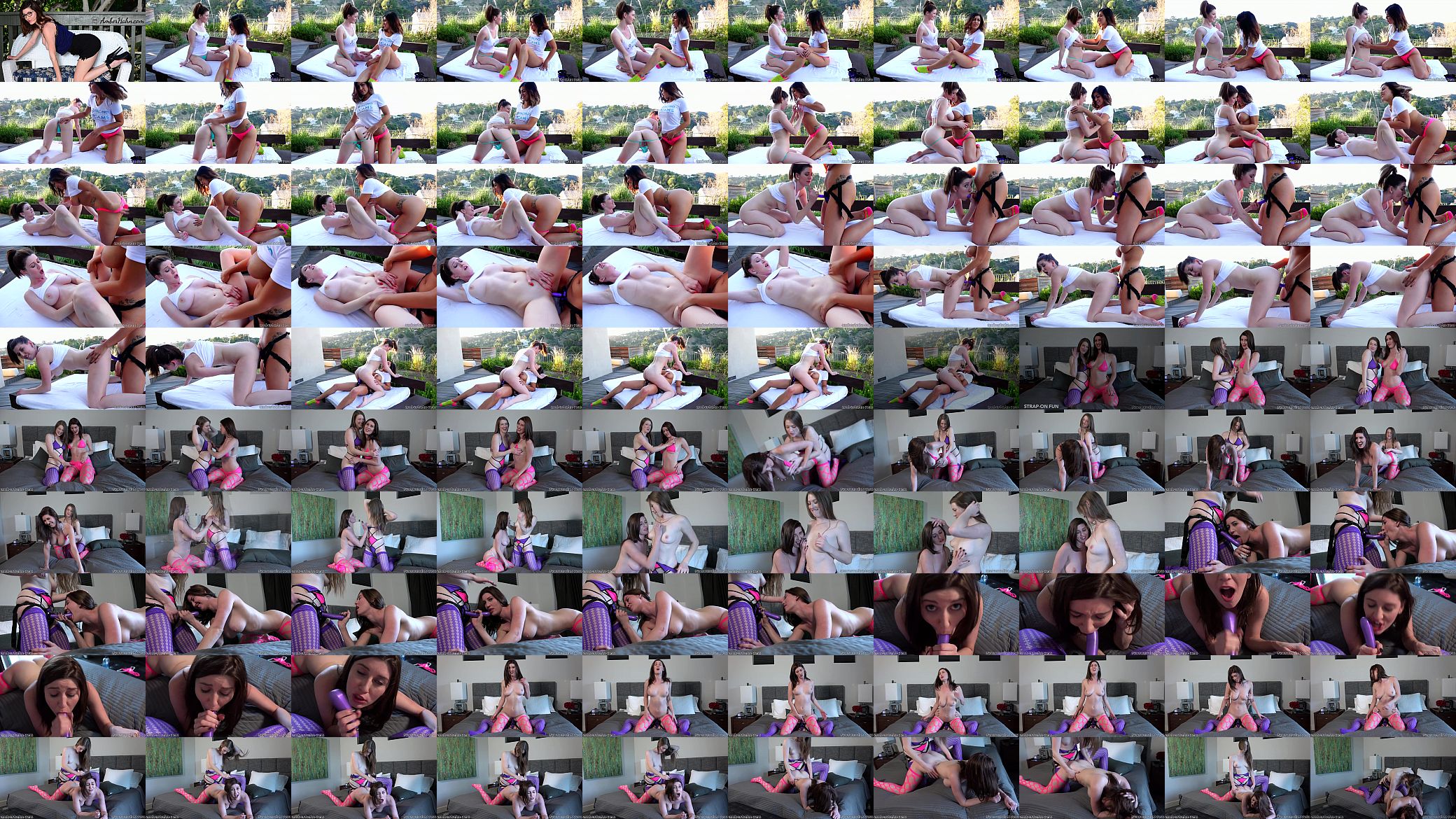 Amber Hahn and Gemma Minx Strap-on fun 预览图