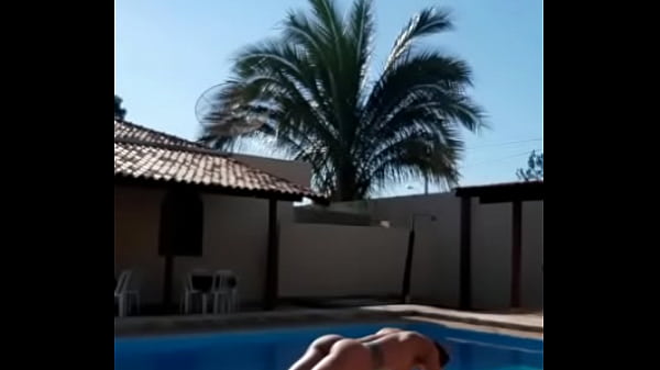 Working out at the pool