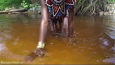 Zulu tribe girl with amazing perfect tits