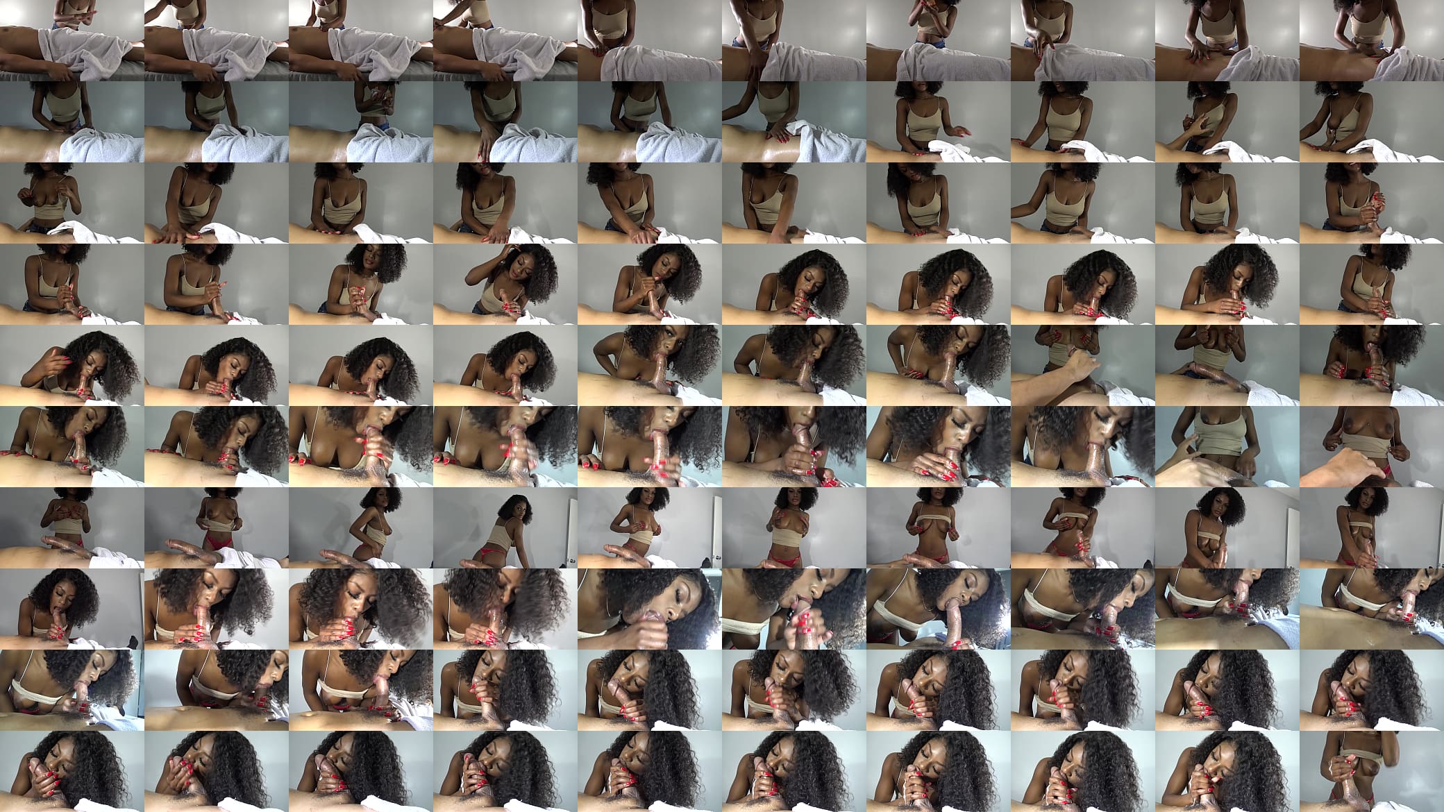 Gorgeous Ebony Girl With Perfect Body Gives Teddy Tarantino Edging Experience Of a Lifetime 预览图