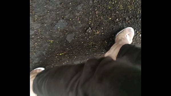 Walking in stripper heels on public