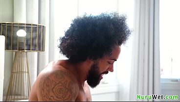 Nuru Massage & nuruwet.com presents: Lacey Jayne & James Angel in A Quick and Slippery Recovery