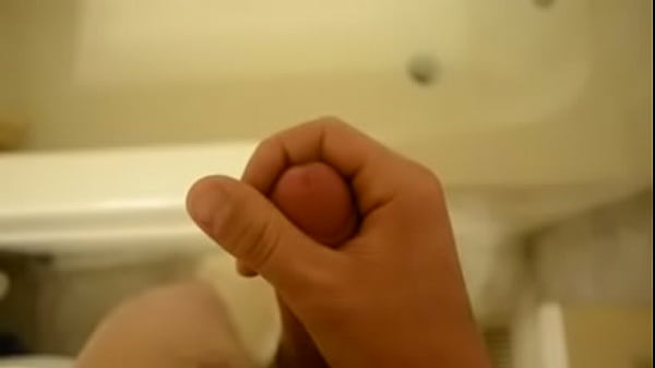 Jack off in the shower. Hot cum. huge white coc...