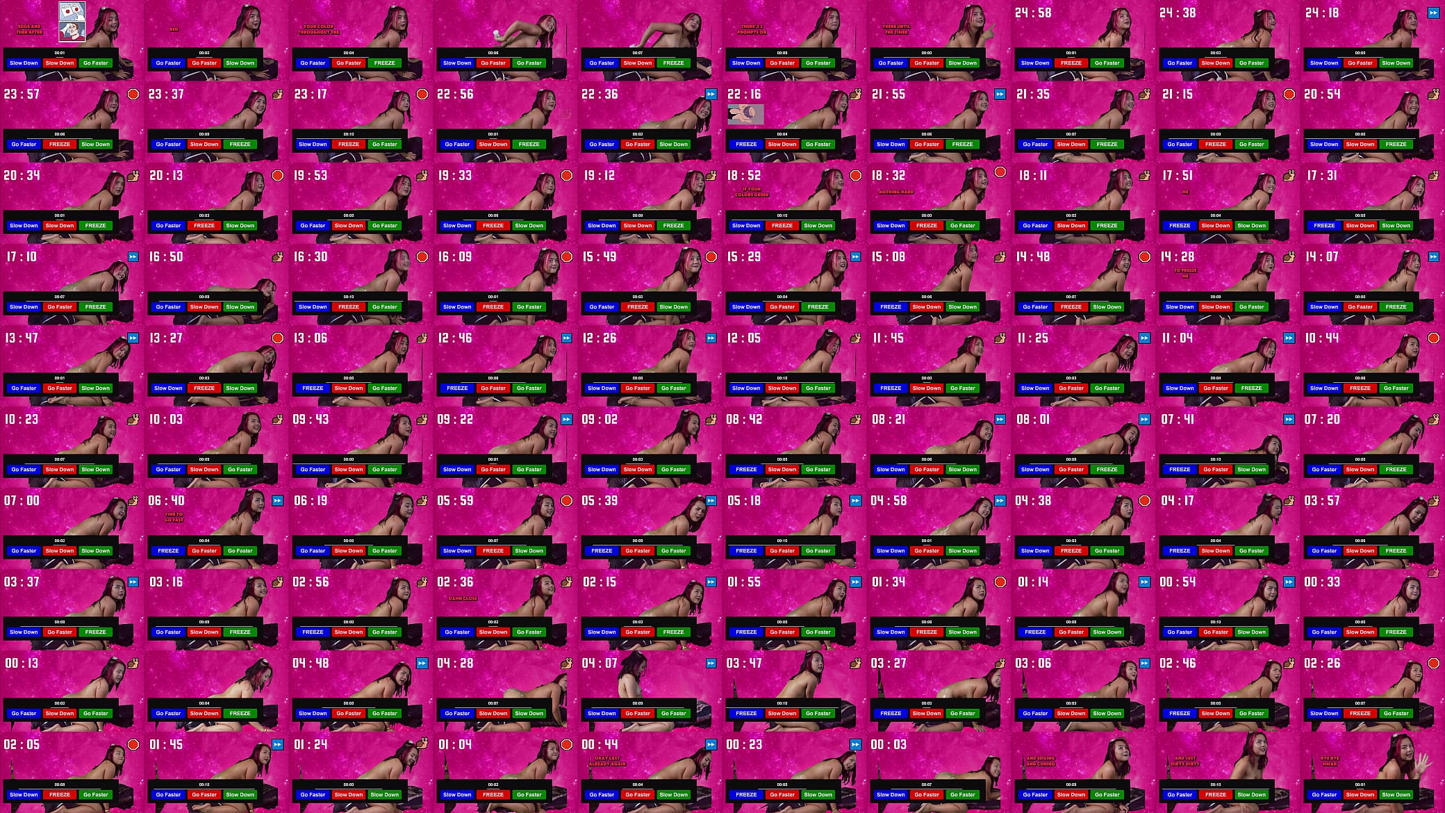 EDGE FOR 25 MINUTES CUM ALL YOU CAN IN 5 MINUTES - JOI Edging Cum Twice or More Challenge Solo Female Masturbation 预览图