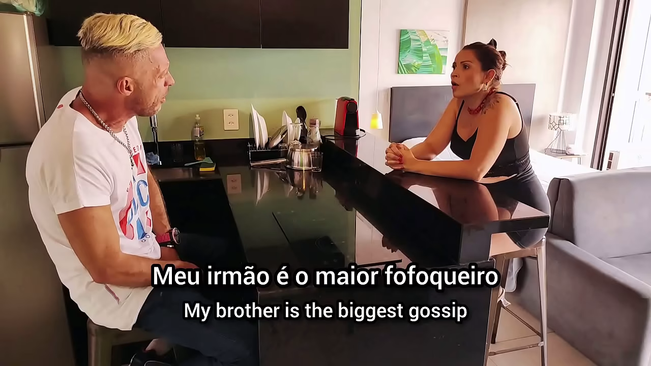 It happened to me in real life, but like a miracle my sister-in-law with that ass brought my cock back into activity and once again I filled her ass with cum. Vagninho e Agatha Mama (subtitled)