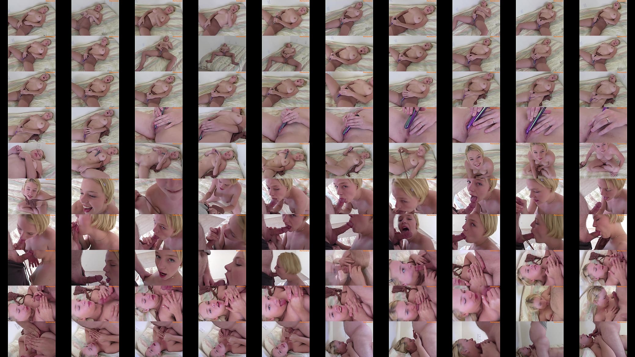 Missy Gets Horny In Her Pantyhose and Sucks Cock 预览图
