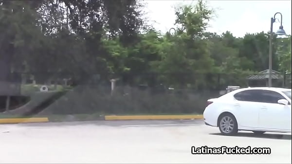 Stranded gf gets picked up and fucked for money