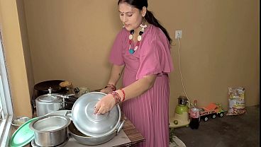 hot lady sucking dick moaning loudly fuck in kitchen too much hard