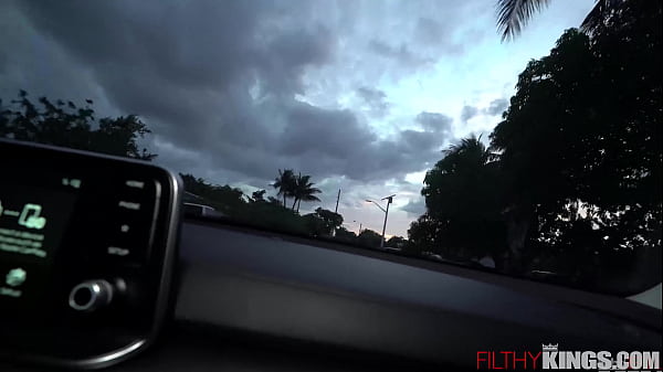 Hot Asian Gets Fucked in the Back of the Car