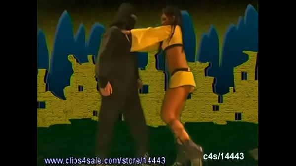 Tanner Mayes in a sexy video game immoral kumbat