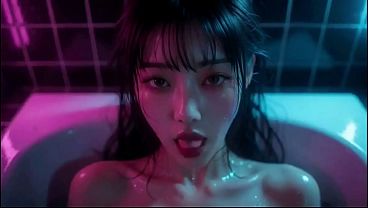 Take a bath with me, Ai animation