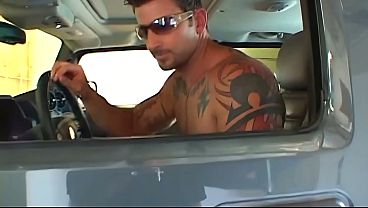 Shyla Stylez Takes Her Boyfriend's Huge Cock In Her Mouth And Then Her Cunt