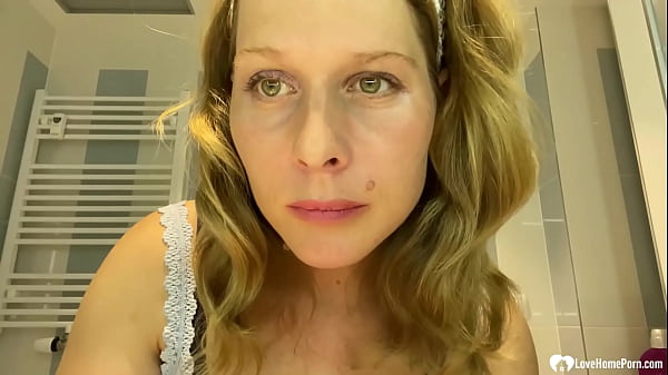 Mom next door showing off her tits