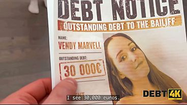 DEBT4k. A Webcam Model with Big Tits knows how to pay off her Debts