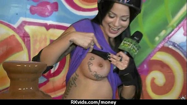 Tight teen fucks a man in front of the camera f...