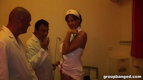 GangBang Nurse comes for a check-up