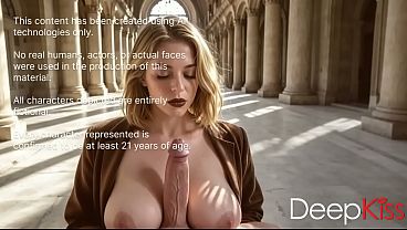 A cute French girl showed me her deep-throat skills. She sucked my cock and took my head into her mouth so gently that I couldn't hold back my orgasm[AI]