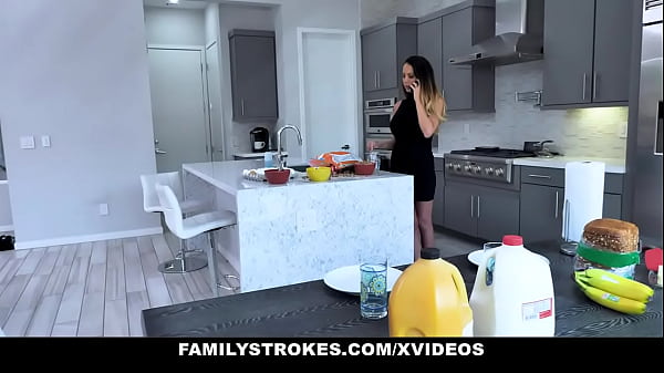 Stepmom (Mckenzie Lee) Has To Pay More Attention To Her Stepdaughter (Gabriela Lopez) - FamilyStrokes