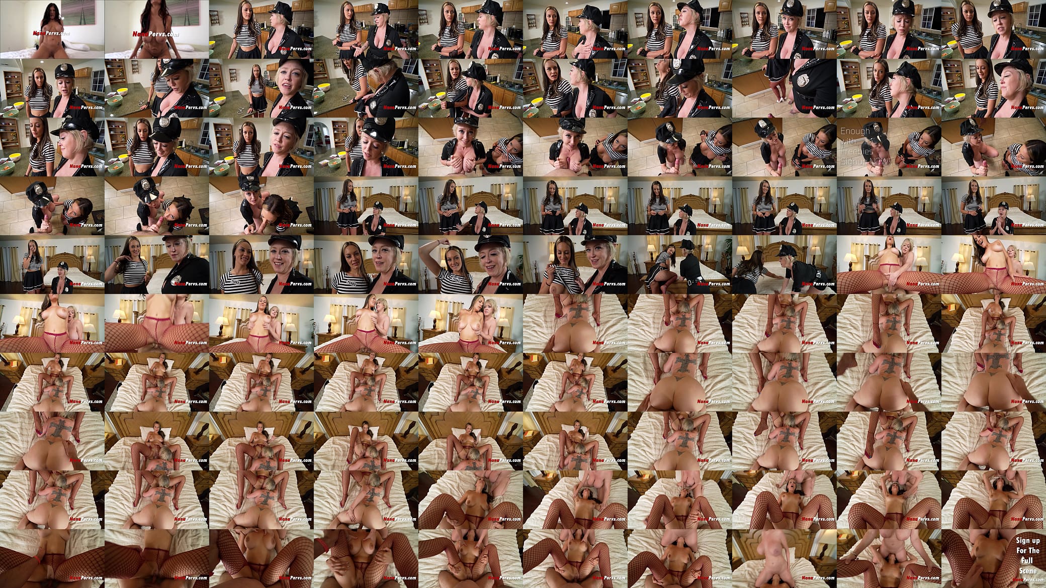 Busty StepNana Shows My Girlfriend How Women In The Family Treat Their Men 预览图