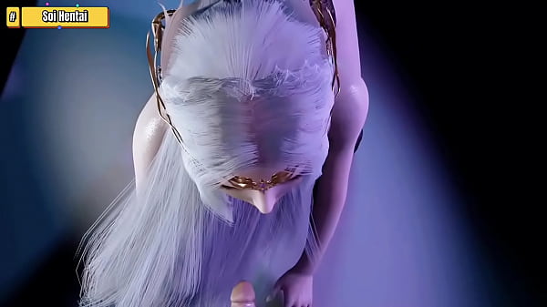Hentai 3D (ep87) - White hair goddess get hard fucking.