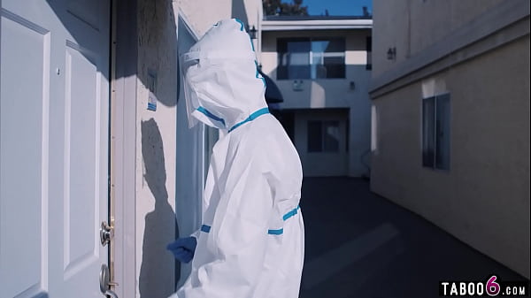 Crazy quarantine pandemic porn with blonde teen Lola Fae and her partner