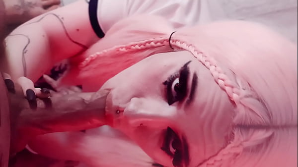 This cute girl sucks my dick greedily - Peachga...