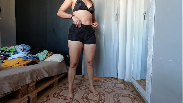 Heyya wife trying on clothes