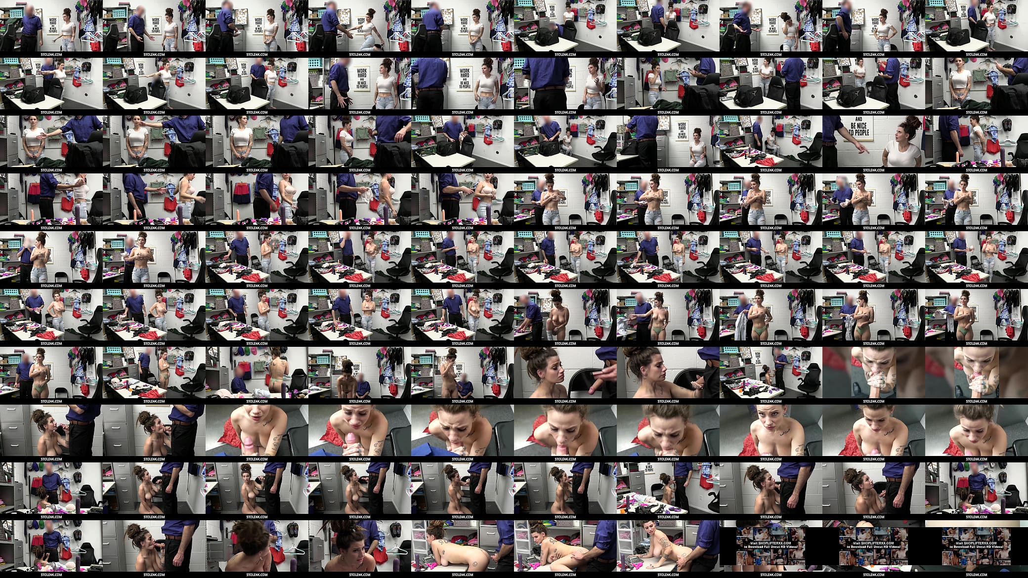 Stole4K - Indica Flower on her knees sucking officers cock and she gets fucked 预览图