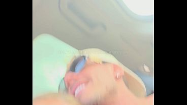 Savage Blowjob And Masturbation While Driving