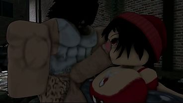 Rich Girl Sucks A Homeless Man For 40$, Ends Up Getting Filled To The Brim (Roblox Condos)