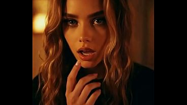 Take Me Tonight – Blonde Seduction by the Fireplace (AI-generated)
