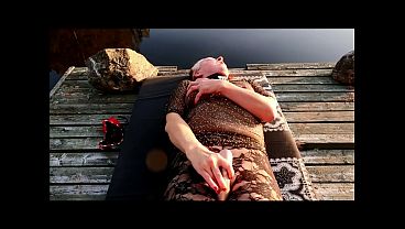 Reality Amateur Birgit Pissing and Real Mutual Orgasms Outdoors Wanking