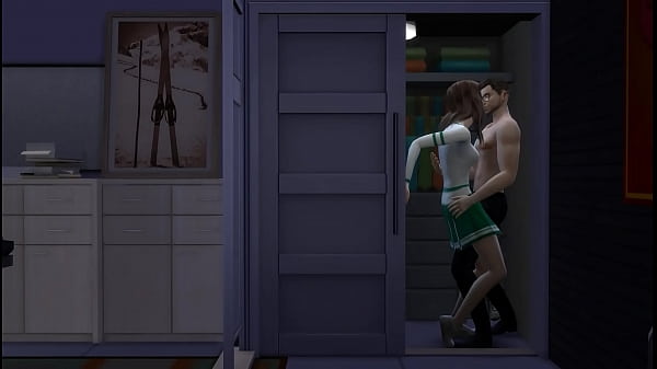Petite Teen Cheerleader Fucks Hot Professor - (My Art Professor - Episode 2) - Sims 4
