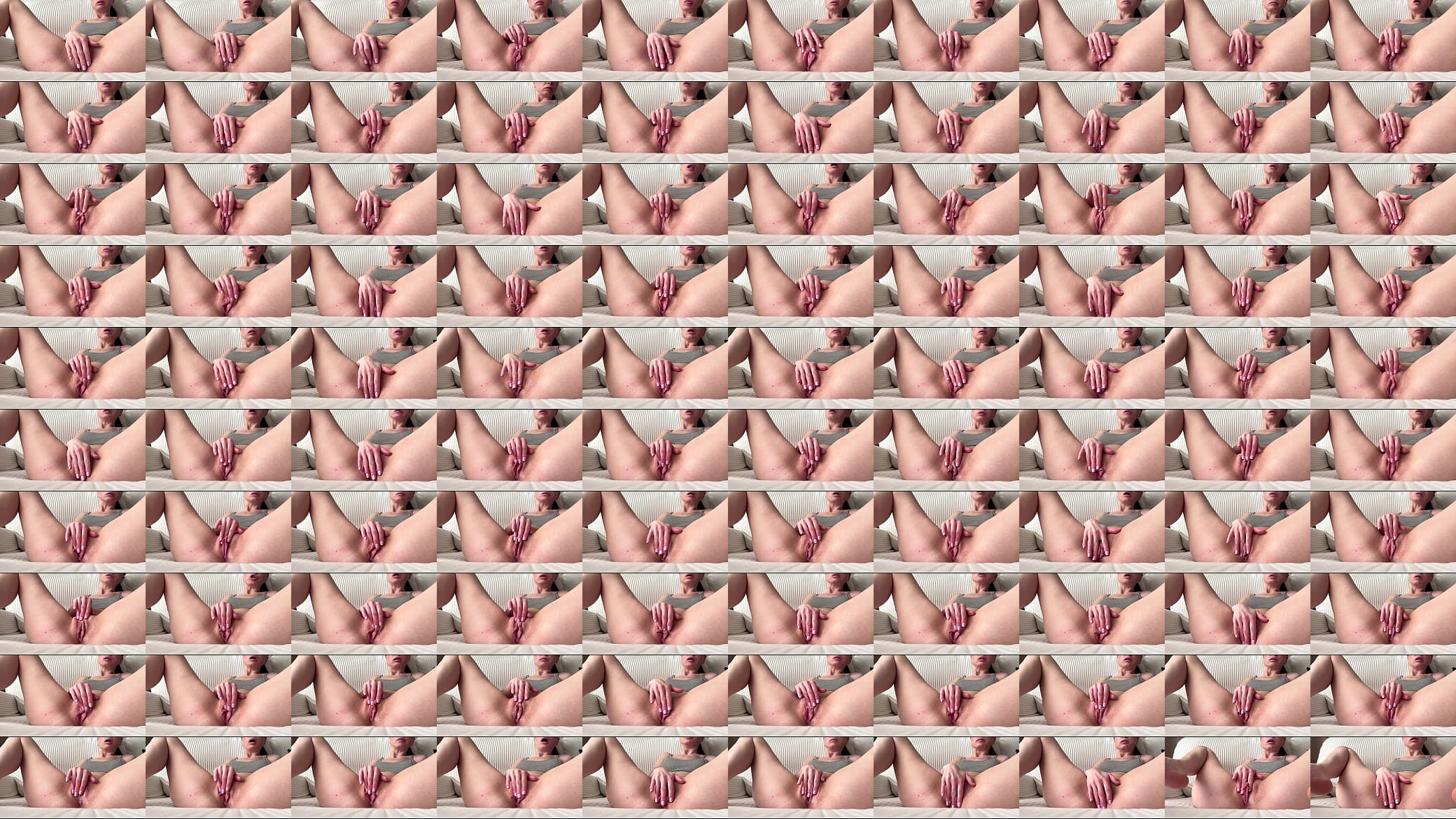 This Pussy Gave Herself an Orgasm to the Point of Twitching Her Legs 预览图