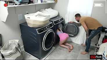 Stepdad Helps Himself To Stuck Stepdaughter's Cunt