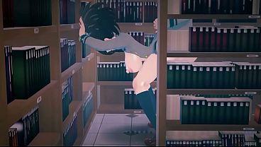 thumb momo in library